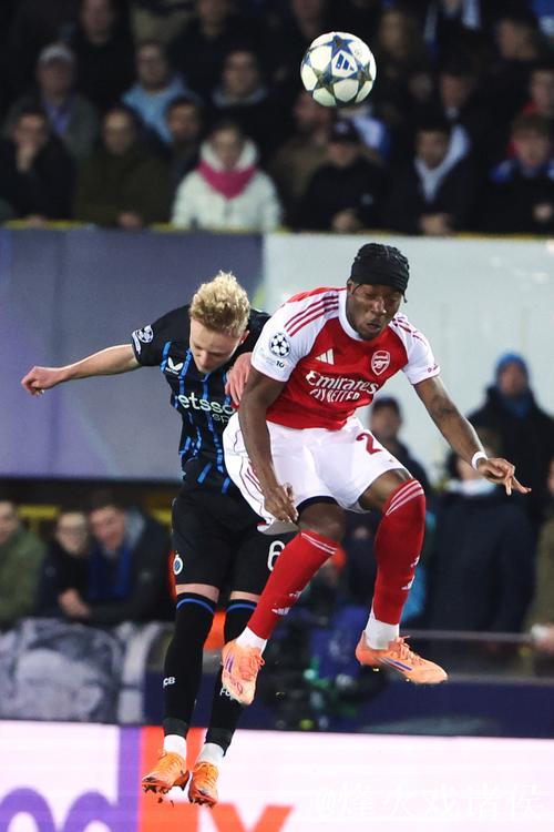 阿森纳近7场欧冠客场赢了6场，布鲁日今年欧冠丢